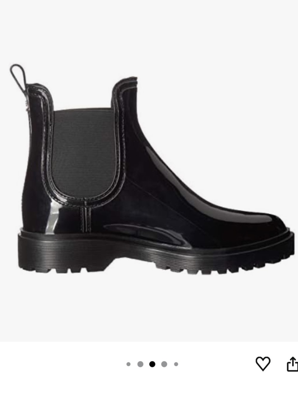 Circus by Sam Edelman Black Patent Chelsea Bootie